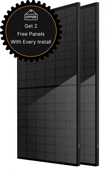solar panel offer get 2 free panels with every install